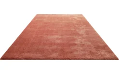 Teppich Rot Braun Hochflor 