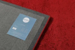 Teppich Rot Hochflor B-Ware "Lulu" Homie Living