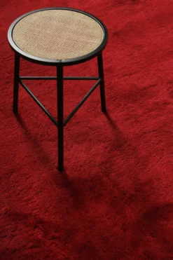 Teppich Rot Hochflor B-Ware 