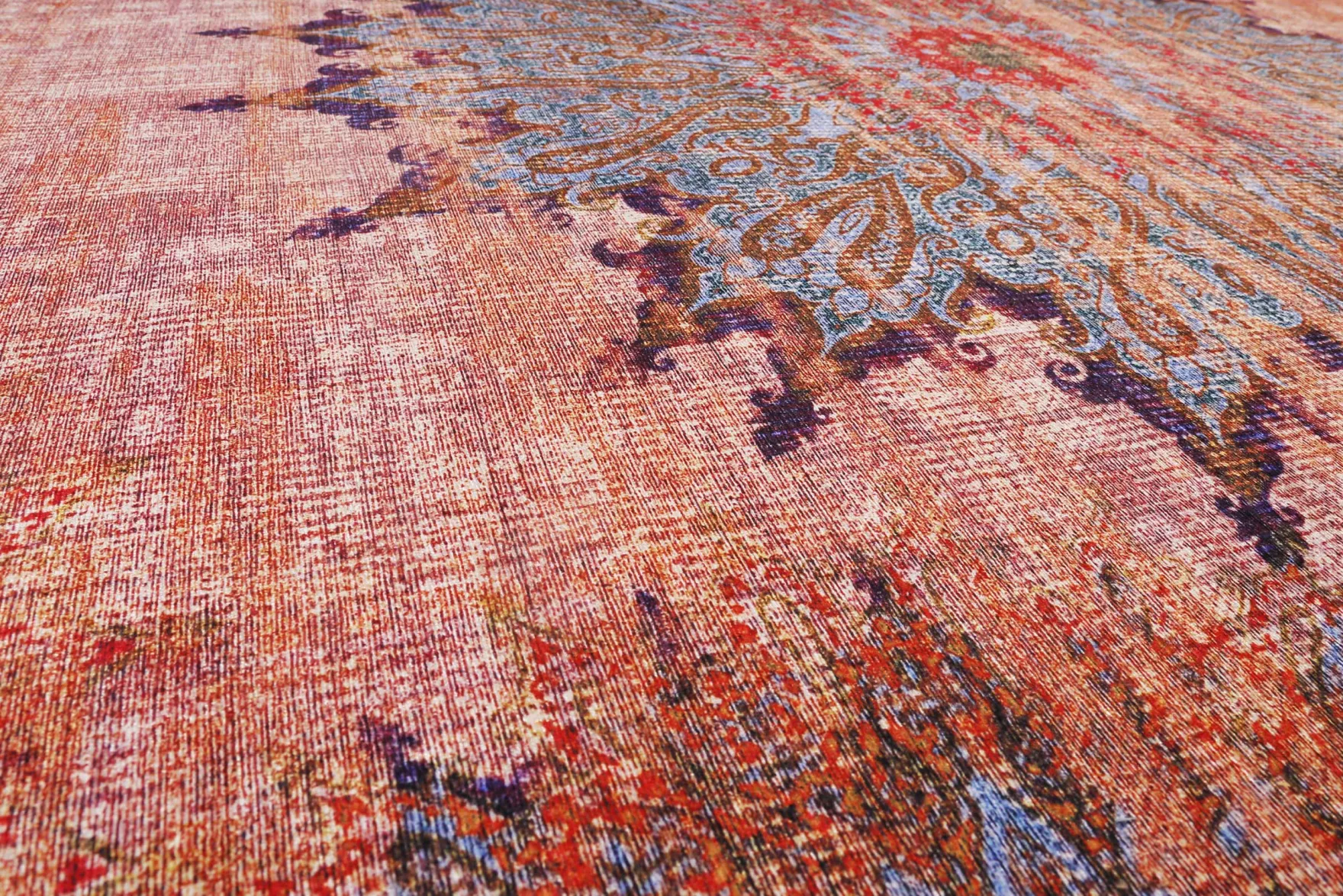 Teppich Rot Vintage "Rooftop" WECONhome