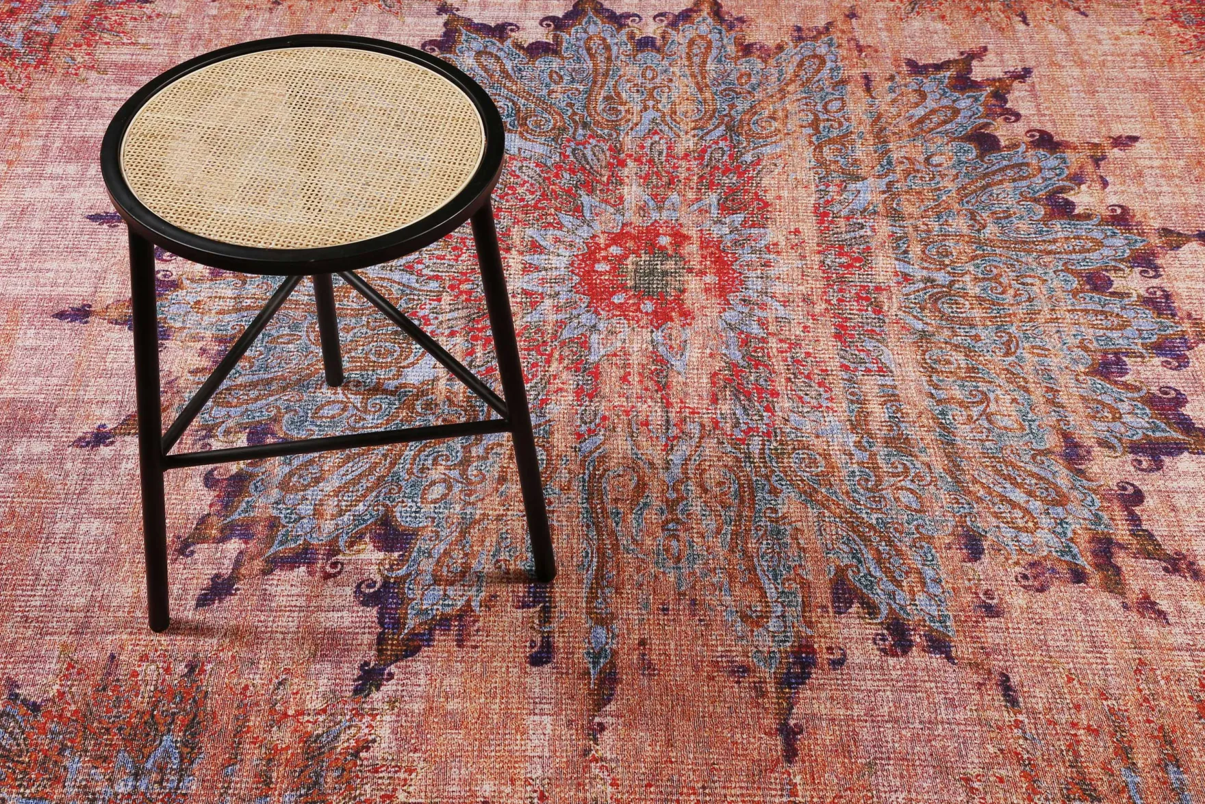 Teppich Rot Vintage "Rooftop" WECONhome