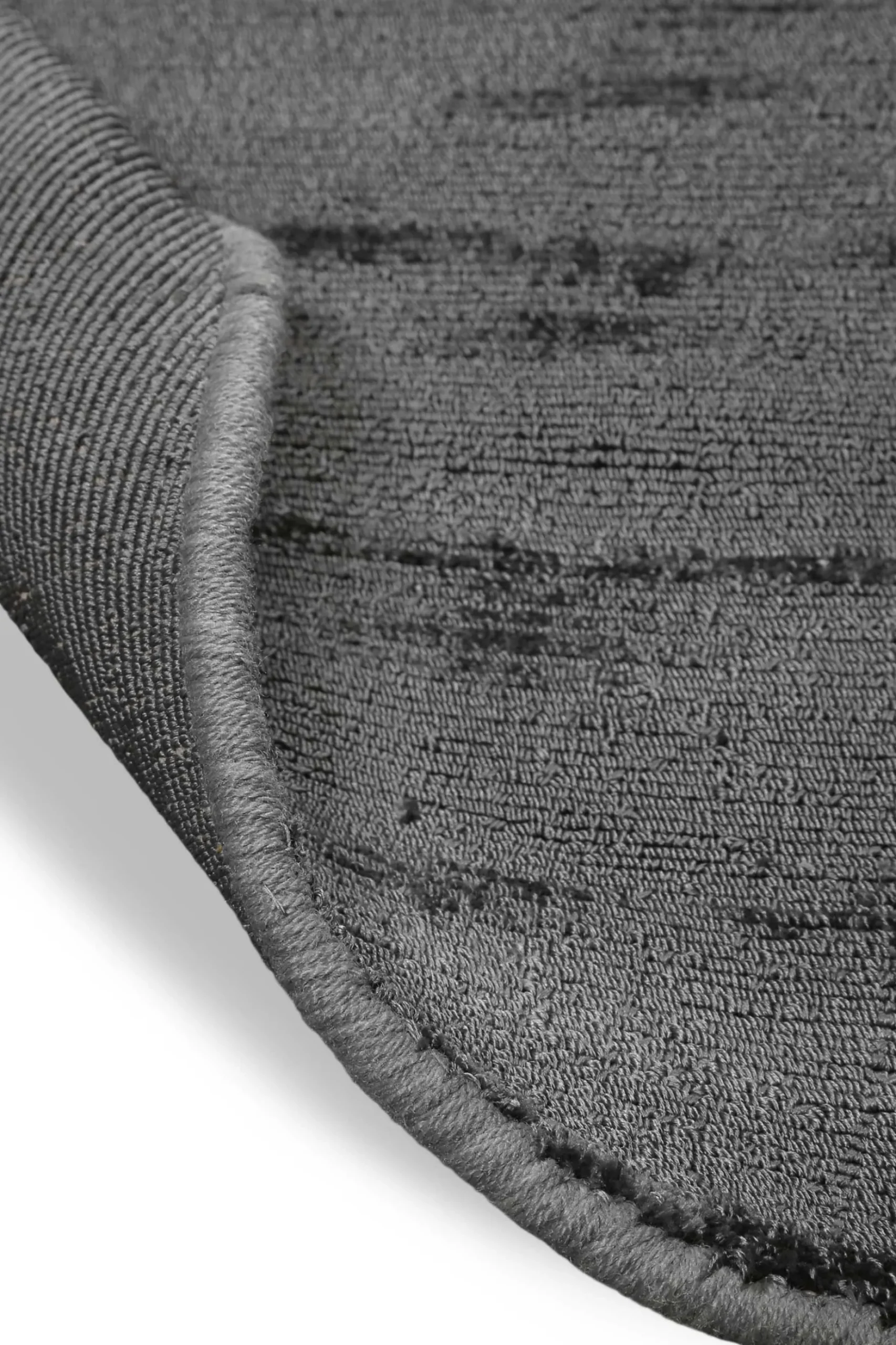 Teppich Rund Anthrazit "Emma" WECONhome Basics
