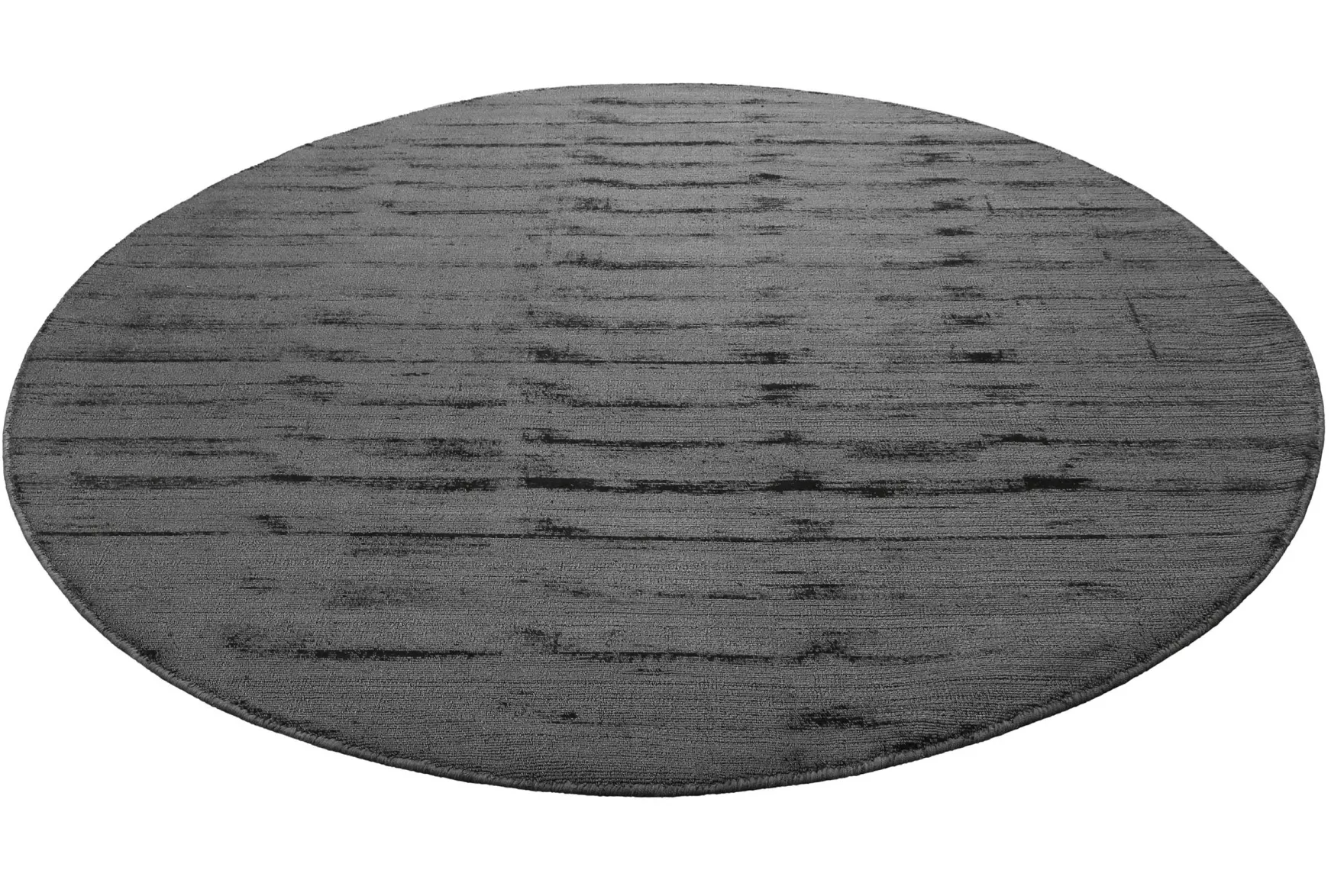 Teppich Rund Anthrazit "Emma" WECONhome Basics