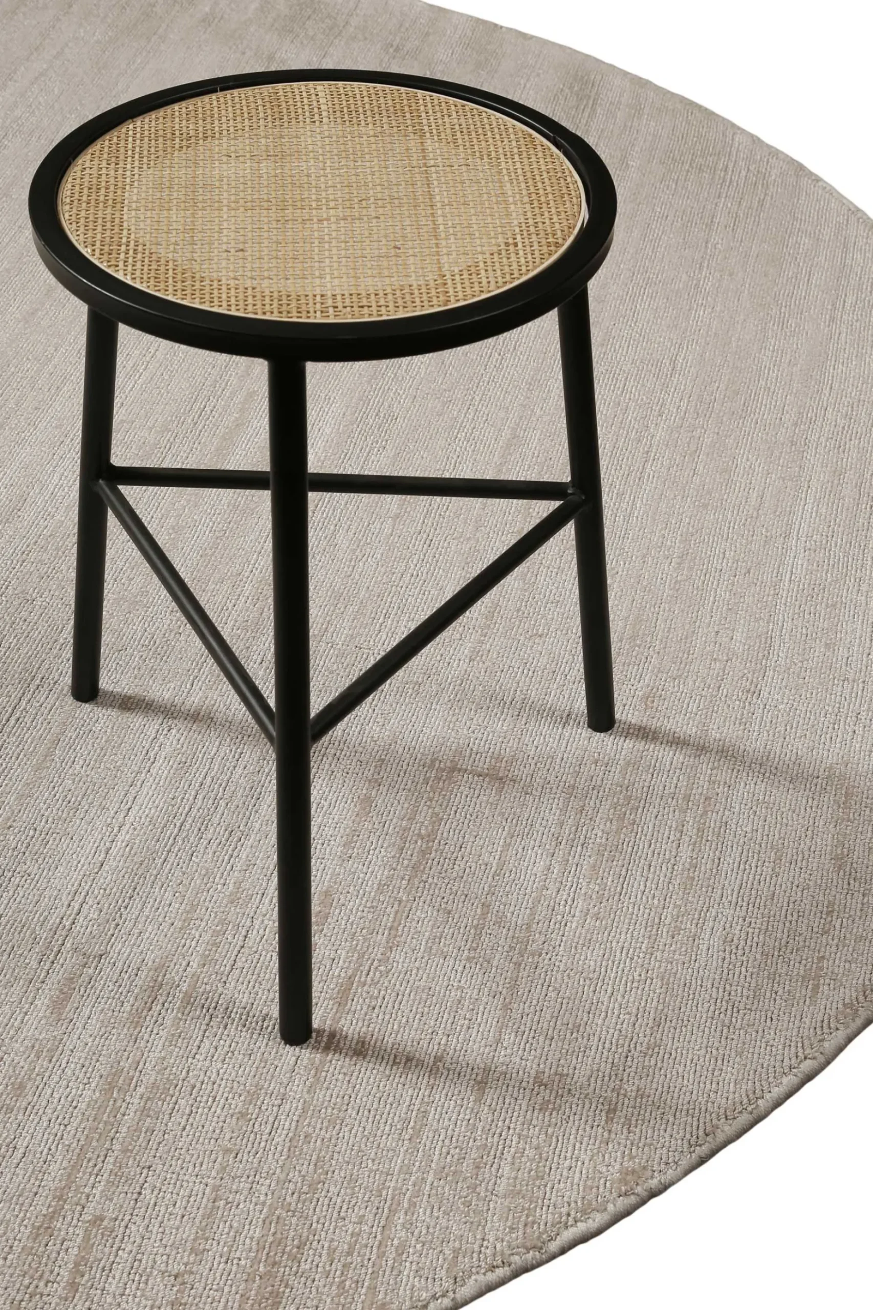 Teppich Rund Creme Beige "Emma" WECONhome Basics