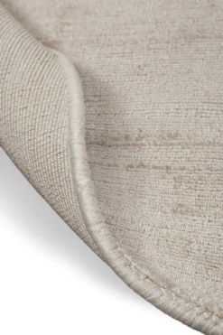 Teppich Rund Creme Beige