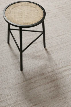 Teppich Rund Creme Beige Kurzflor