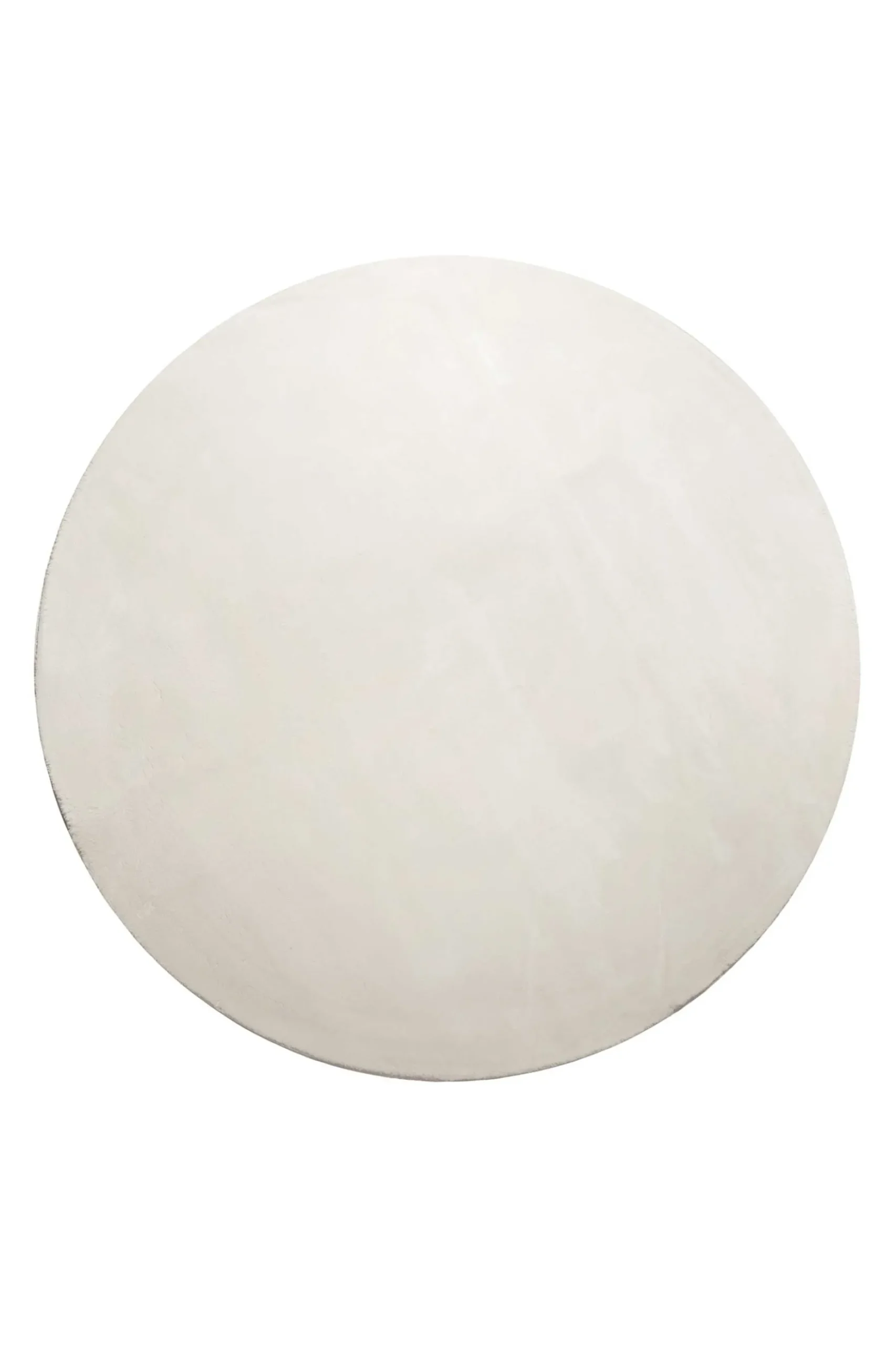 Teppich Rund Creme Beige soft & weich "Lago" Homie Living