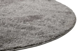 Teppich Rund Grau Hochflor "Fanny" WECONhome Basics