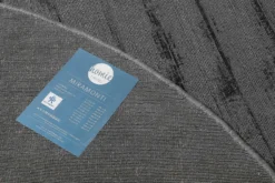 Teppich Rund Grau Kurzflor