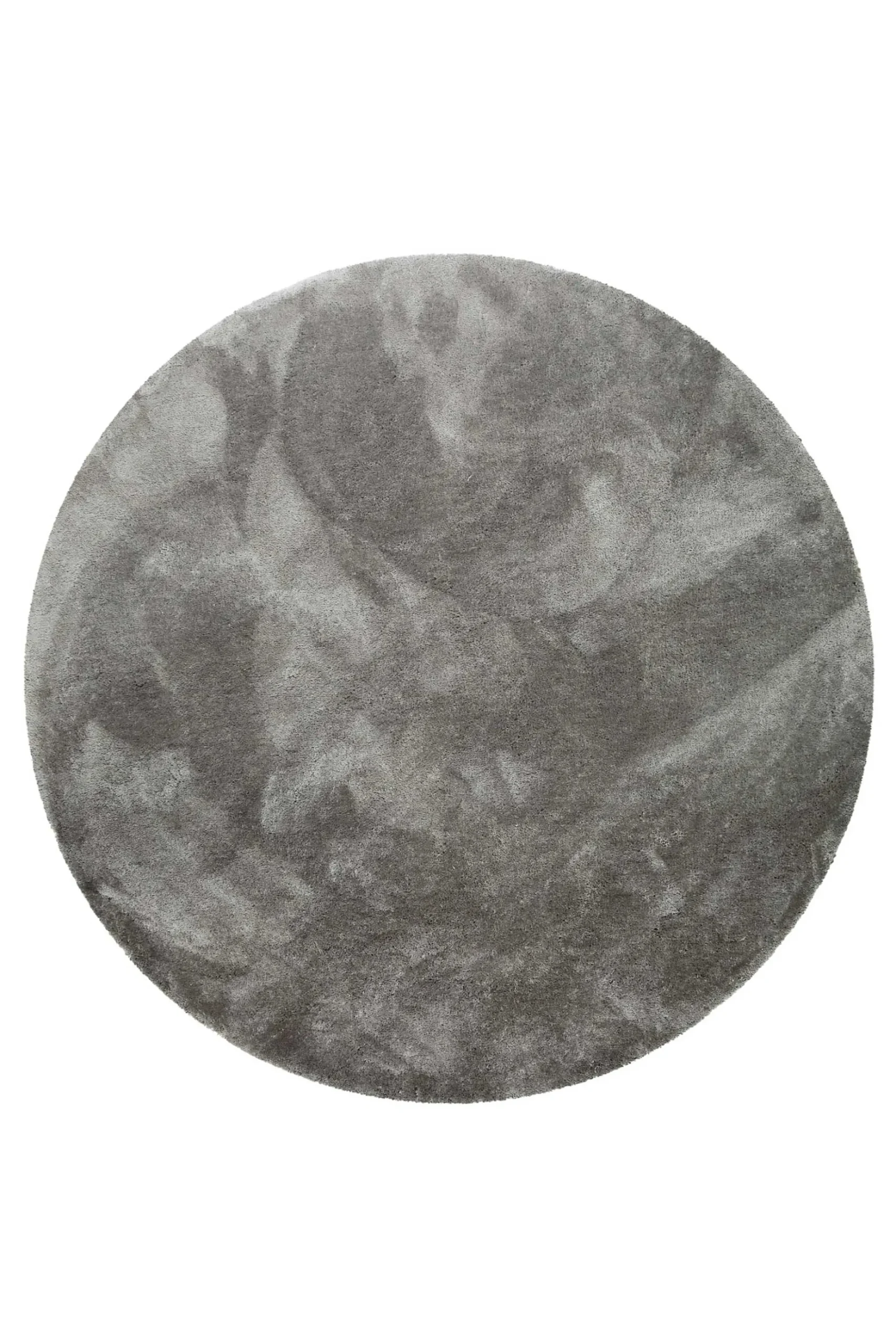 Teppich Rund Grau Taupe "Pisa" Homie Living