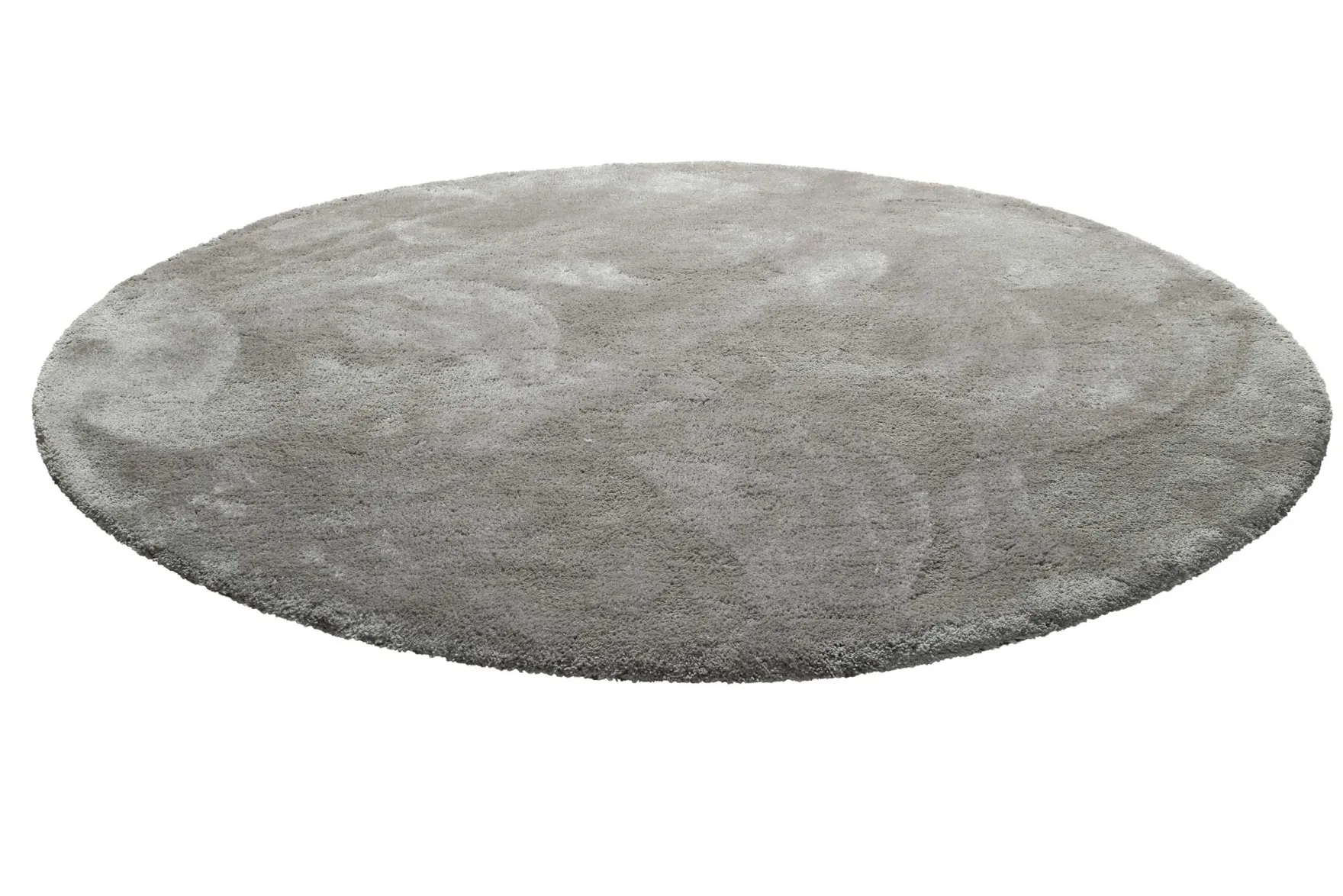 Teppich Rund Grau Taupe "Pisa" Homie Living