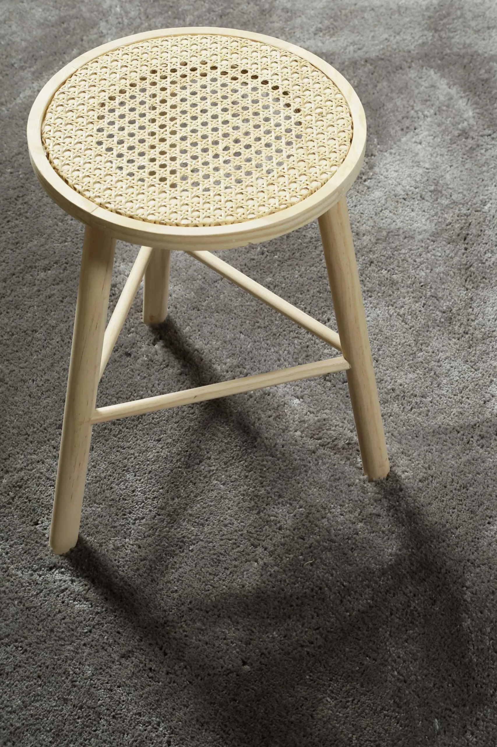 Teppich Rund Grau Taupe "Pisa" Homie Living