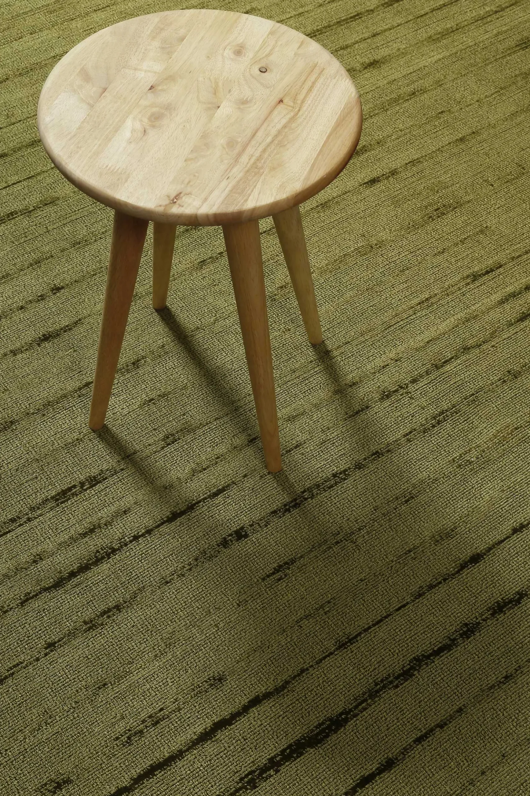 Teppich Rund Grün Kurzflor "Miramonti" Homie Living