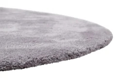 Teppich Rund Lila Hochflor "Pisa" Homie Living