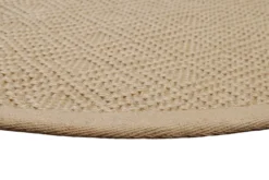 Teppich Rund Natur aus Jute "Hugo two" WECONhome