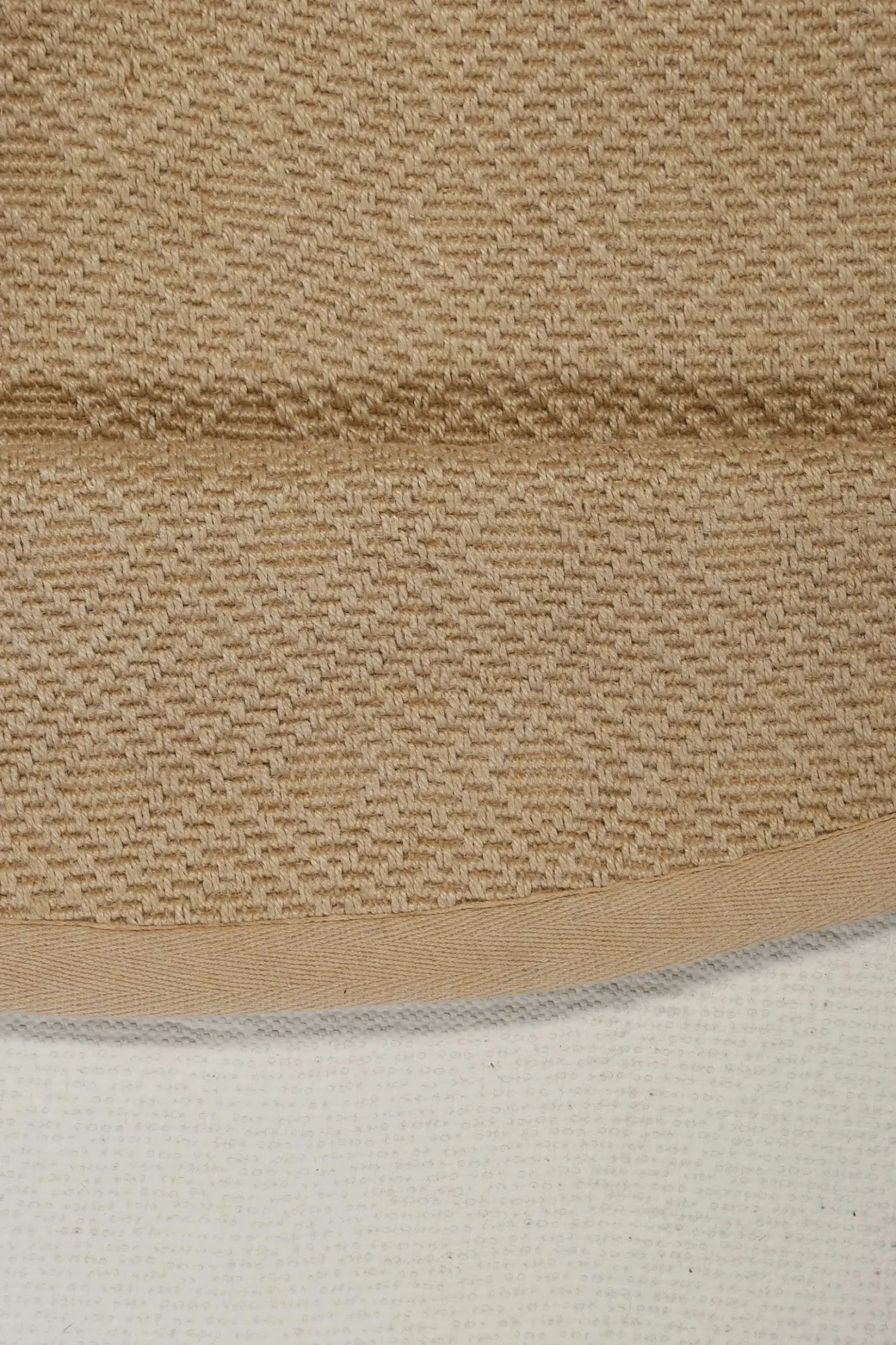 Teppich Rund Natur aus Jute "Hugo two" WECONhome