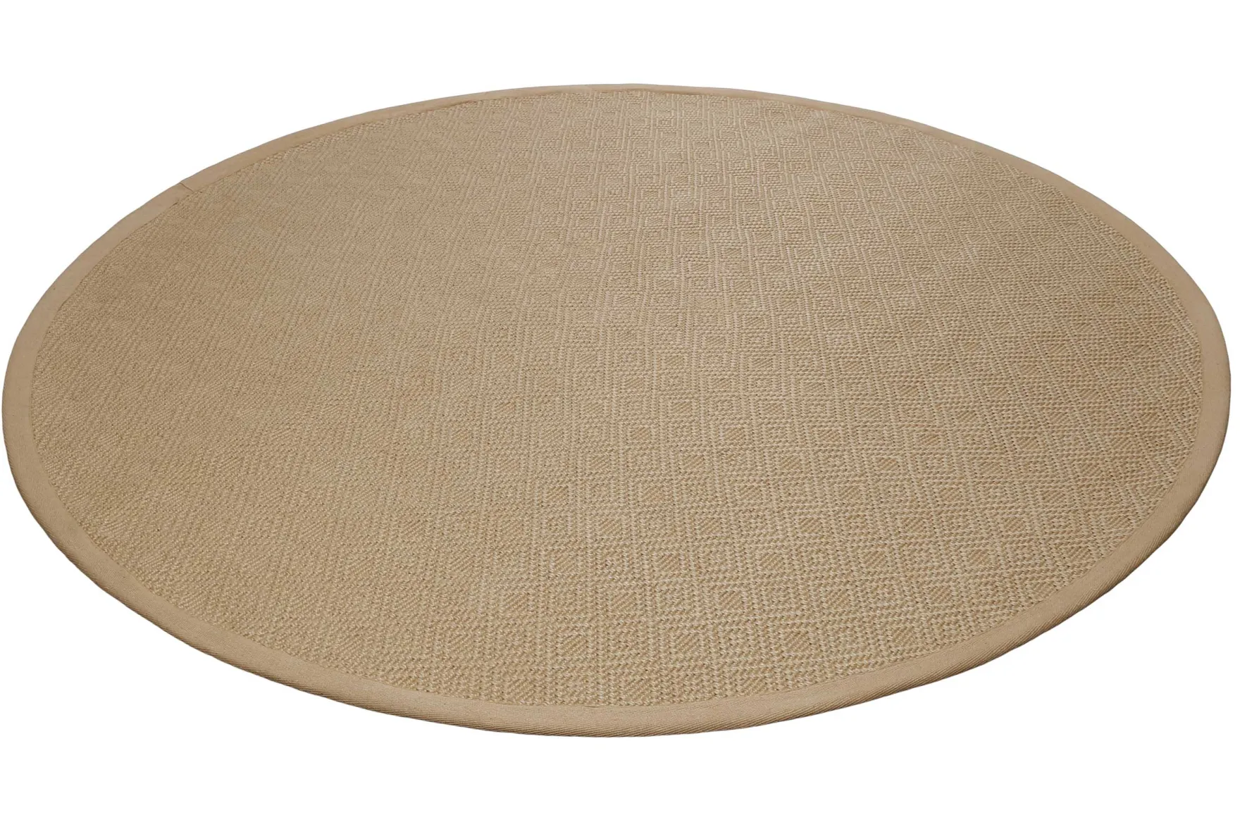 Teppich Rund Natur aus Jute "Hugo two" WECONhome