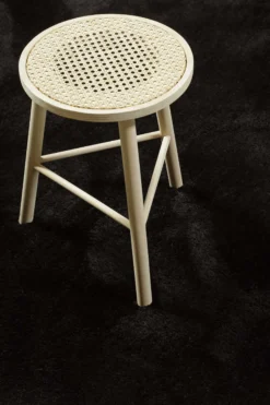 Teppich Rund Schwarz Hochflor 