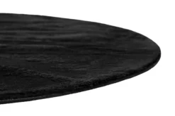 Teppich Rund Schwarz soft & weich "Lago" Homie Living