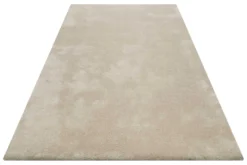 Teppich Sand Beige Hochflor "Emilia" WECONhome Basics