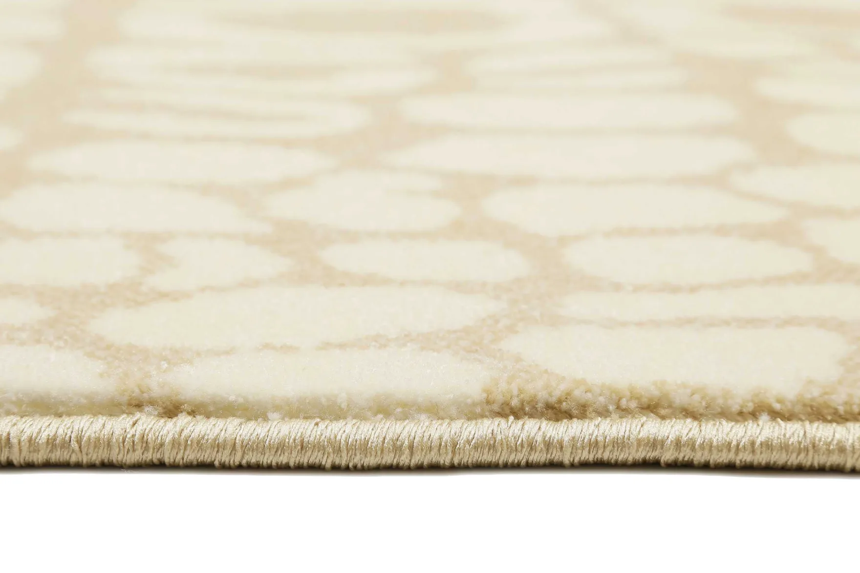 Teppich Sand Beige Kurzflor "Croco" WECONhome