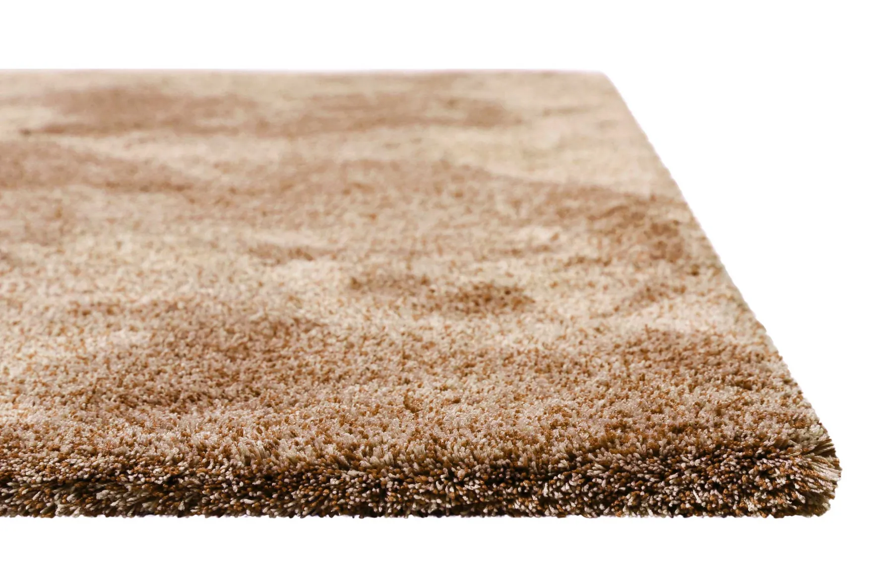 Teppich Sand Braun Hochflor "Sienna" Homie Living