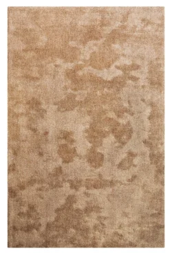 Teppich Sand Braun Hochflor