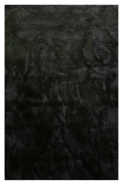 Teppich Schwarz Hochflor B-Ware "Lulu" Homie Living
