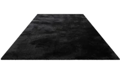 Teppich Schwarz Hochflor 