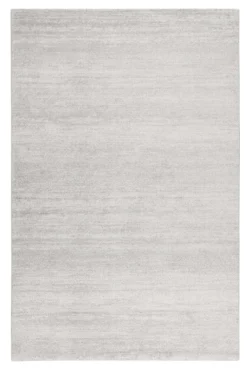 Teppich Silber Creme Kurzflor