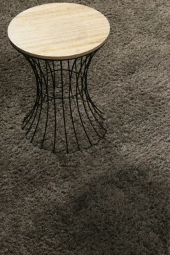 Teppich Taupe Hochflor B-Ware 