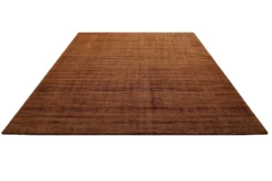 Teppich Terracotta Braun Kurzflor