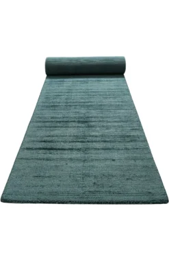 Teppich Türkis Kurzflor