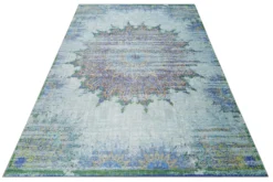 Teppich Türkis Vintage "Rooftop" WECONhome