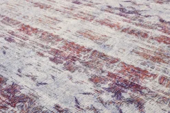 Teppich Vintage Grau Lila Blau Orange
