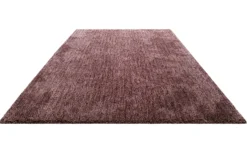 Teppich Violett Rosa meliert Hochflor