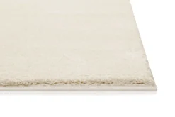 Teppich Weiß Creme Kurzflor 