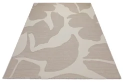Teppich 160x230 Wohnzimmer Beige Floral