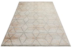 Teppich 160x230 Wohnzimmer beige Muster