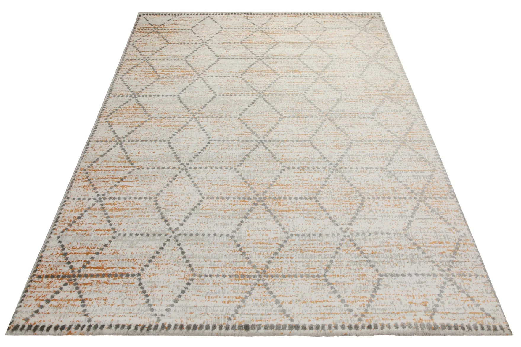 Teppich 160x230 Wohnzimmer beige Muster