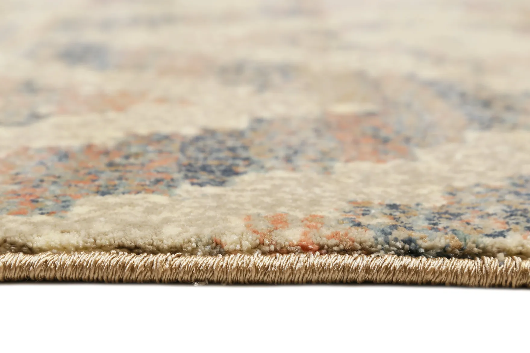 Teppich 160x230 Wohnzimmer Beige Rautenmuster