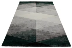 Teppich 160x230 Wohnzimmer Farbverlauf Schwarz