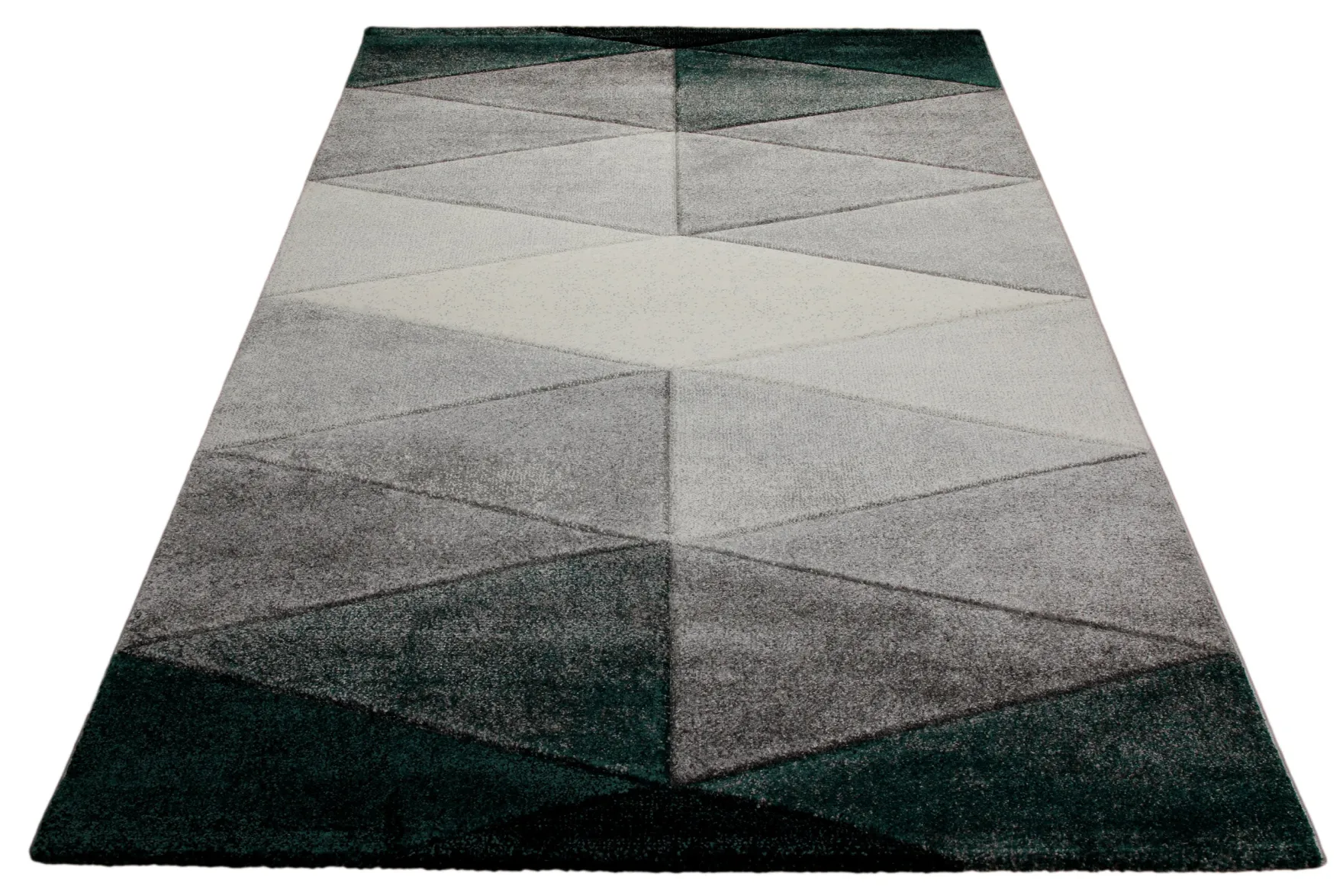 Teppich 160x230 Wohnzimmer Farbverlauf Schwarz