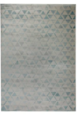 Teppich 160x230 Wohnzimmer Grau Dreieck