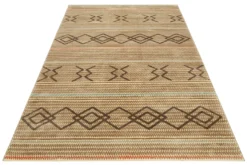 Teppich 160x230 Wohnzimmer Muster Hellbraun