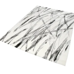 Teppich 160x230 Wohnzimmer Weiß Modern