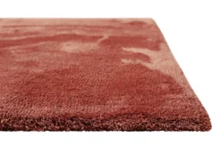 Teppich Ziegel Rot Hochflor 