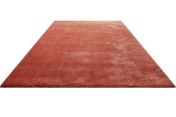 Teppich Ziegel Rot Hochflor 