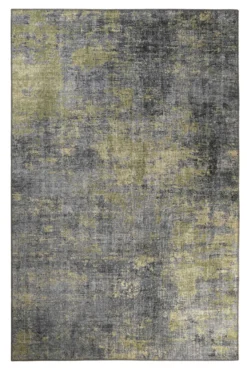 Vintage Teppich Blaugrau Grün 