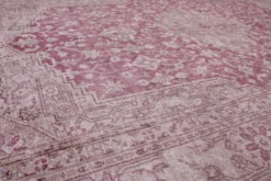 Vintage Teppich Grau Beige Rosa "Past Future"WECONhome